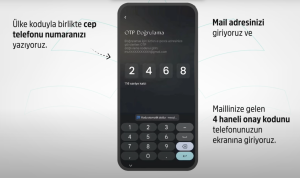 Telefon ve Mail dogrulama kismi
